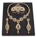 Elegant Gold Plated Crystal Jewelry Set - Image 3
