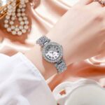 DazzleGold Diamond Roman Watch - Image 8